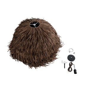 glo-02294-02294_11 GLOBOSTAR® GUADELOUPE 02294 BOHO ΚΡΕΜΑΣΤΟ ΦΩΤΙΣΤΙΚΟ ΠΛΕΓΜΑ ΜΟΝΟΦΩΤΟ 1 X E27 IP20 ΚΑΦΕ ΡΑΦΙ