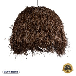 glo-02295-02295_0 GLOBOSTAR® GUADELOUPE 02295 BOHO ΚΡΕΜΑΣΤΟ ΦΩΤΙΣΤΙΚΟ ΚΑΜΠΑΝΑ ΜΟΝΟΦΩΤΟ 1 X E27 IP20 ΚΑΦΕ ΡΑΦ