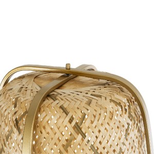 glo-02301-02301_8 GLOBOSTAR® MEILANI 02301 BOHO ΕΠΙΔΑΠΕΔΙΟ ΦΩΤΙΣΤΙΚΟ ΜΟΝΟΦΩΤΟ 1 X E27 IP20 ΧΡΥΣΟ ΜΕΤΑΛΛΟ ΜΕ 