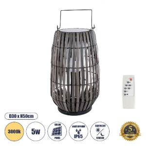 glo-02306-02306_00 GLOBOSTAR® NETLEY 02306 BOHO ΑΥΤΟΝΟΜΟ ΗΛΙΑΚΟ ΚΡΕΜΑΣΤΟ/ΕΠΙΤΡΑΠΕΖΙΟ ΦΩΤΙΣΤΙΚΟ ΦΑΝΑΡΑΚΙ LED S