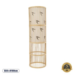 glo-02307-02307_0 GLOBOSTAR® FALKLAND 02307 BOHO ΕΠΙΔΑΠΕΔΙΟ ΦΩΤΙΣΤΙΚΟ ΜΟΝΟΦΩΤΟ 1 X E27 IP20 ΜΠΕΖ ΞΥΛΟ ΜΕ ΛΕΥ