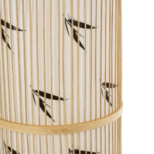 glo-02307-02307_6 GLOBOSTAR® FALKLAND 02307 BOHO ΕΠΙΔΑΠΕΔΙΟ ΦΩΤΙΣΤΙΚΟ ΜΟΝΟΦΩΤΟ 1 X E27 IP20 ΜΠΕΖ ΞΥΛΟ ΜΕ ΛΕΥ