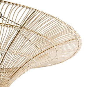 glo-02309-02309_7 GLOBOSTAR® PALERMO 02309 BOHO ΦΩΤΙΣΤΙΚΟ ΟΡΟΦΗΣ ΠΛΕΓΜΑ ΜΟΝΟΦΩΤΟ 1 X E27 IP20 ΜΠΕΖ ΞΥΛΟ - Μ1