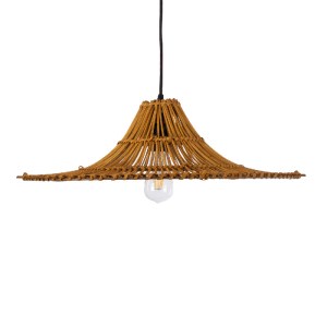 glo-02310-02310_4 GLOBOSTAR® PALERMO 02310 BOHO ΚΡΕΜΑΣΤΟ ΦΩΤΙΣΤΙΚΟ ΠΛΕΓΜΑ ΜΟΝΟΦΩΤΟ 1 X E27 IP20 ΚΑΦΕ ΞΥΛΟ - 