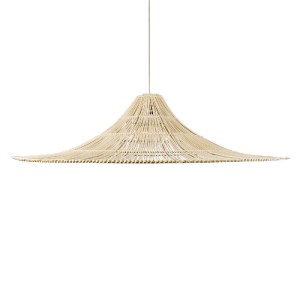 glo-02311-02311_5 GLOBOSTAR® PALERMO 02311 BOHO ΚΡΕΜΑΣΤΟ ΦΩΤΙΣΤΙΚΟ ΠΛΕΓΜΑ ΜΟΝΟΦΩΤΟ 1 X E27 IP20 ΜΠΕΖ ΞΥΛΟ - 