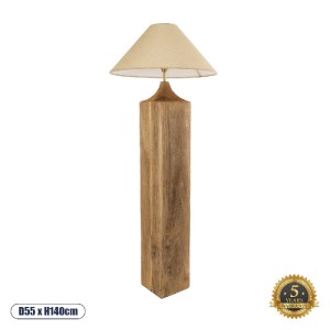 glo-02314-02314_0 GLOBOSTAR® LAFRONTERA 02314 BOHO ΕΠΙΔΑΠΕΔΙΟ ΦΩΤΙΣΤΙΚΟ ΜΟΝΟΦΩΤΟ 1 X E27 IP20 ΚΑΦΕ ΞΥΛΟ ΜΕ Μ