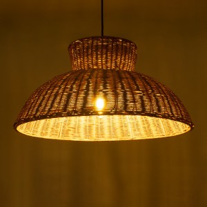 glo-02328-02328_2 GLOBOSTAR® MALABO 02328 BOHO ΚΡΕΜΑΣΤΟ ΦΩΤΙΣΤΙΚΟ ΠΛΕΓΜΑ ΜΟΝΟΦΩΤΟ 1 X E27 IP20 ΚΑΦΕ ΞΥΛΟ - Μ