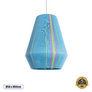 glo-02336-02336_0 GLOBOSTAR® SALERNO 02336 BOHO ΚΡΕΜΑΣΤΟ ΦΩΤΙΣΤΙΚΟ ΠΛΕΓΜΑ ΜΟΝΟΦΩΤΟ 1 X E27 IP20 ΠΟΛΥΧΡΩΜΟ ΣΧ