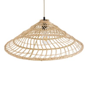 glo-02346-02346_7 GLOBOSTAR® KAIA 02346 BOHO ΚΡΕΜΑΣΤΟ ΦΩΤΙΣΤΙΚΟ ΚΑΜΠΑΝΑ ΜΟΝΟΦΩΤΟ 1 X E27 IP20 ΜΠΕΖ ΞΥΛΟ - Μ6
