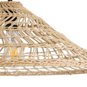 glo-02346-02346_9 GLOBOSTAR® KAIA 02346 BOHO ΚΡΕΜΑΣΤΟ ΦΩΤΙΣΤΙΚΟ ΚΑΜΠΑΝΑ ΜΟΝΟΦΩΤΟ 1 X E27 IP20 ΜΠΕΖ ΞΥΛΟ - Μ6