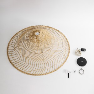 glo-02347-02347_11 GLOBOSTAR® KAIA 02347 BOHO ΚΡΕΜΑΣΤΟ ΦΩΤΙΣΤΙΚΟ ΚΑΜΠΑΝΑ ΜΟΝΟΦΩΤΟ 1 X E27 IP20 ΜΠΕΖ ΞΥΛΟ - Μ8