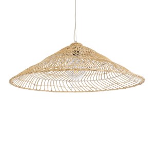 glo-02347-02347_2 GLOBOSTAR® KAIA 02347 BOHO ΚΡΕΜΑΣΤΟ ΦΩΤΙΣΤΙΚΟ ΚΑΜΠΑΝΑ ΜΟΝΟΦΩΤΟ 1 X E27 IP20 ΜΠΕΖ ΞΥΛΟ - Μ8