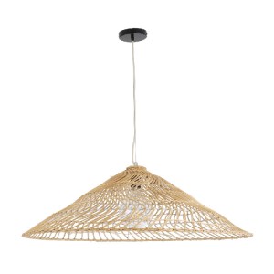 glo-02347-02347_4 GLOBOSTAR® KAIA 02347 BOHO ΚΡΕΜΑΣΤΟ ΦΩΤΙΣΤΙΚΟ ΚΑΜΠΑΝΑ ΜΟΝΟΦΩΤΟ 1 X E27 IP20 ΜΠΕΖ ΞΥΛΟ - Μ8