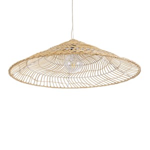 glo-02347-02347_6 GLOBOSTAR® KAIA 02347 BOHO ΚΡΕΜΑΣΤΟ ΦΩΤΙΣΤΙΚΟ ΚΑΜΠΑΝΑ ΜΟΝΟΦΩΤΟ 1 X E27 IP20 ΜΠΕΖ ΞΥΛΟ - Μ8