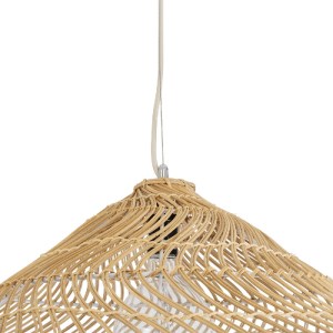 glo-02347-02347_9 GLOBOSTAR® KAIA 02347 BOHO ΚΡΕΜΑΣΤΟ ΦΩΤΙΣΤΙΚΟ ΚΑΜΠΑΝΑ ΜΟΝΟΦΩΤΟ 1 X E27 IP20 ΜΠΕΖ ΞΥΛΟ - Μ8