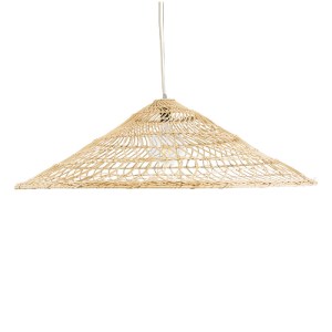 glo-02348-02348_5 GLOBOSTAR® KAIA 02348 BOHO ΚΡΕΜΑΣΤΟ ΦΩΤΙΣΤΙΚΟ ΚΑΜΠΑΝΑ ΜΟΝΟΦΩΤΟ 1 X E27 IP20 ΜΠΕΖ ΞΥΛΟ - Μ1