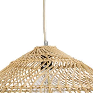 glo-02348-02348_9 GLOBOSTAR® KAIA 02348 BOHO ΚΡΕΜΑΣΤΟ ΦΩΤΙΣΤΙΚΟ ΚΑΜΠΑΝΑ ΜΟΝΟΦΩΤΟ 1 X E27 IP20 ΜΠΕΖ ΞΥΛΟ - Μ1