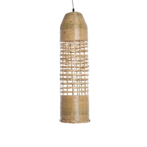 glo-02350-02350_5 GLOBOSTAR® WAIKIKI 02350 BOHO ΚΡΕΜΑΣΤΟ ΦΩΤΙΣΤΙΚΟ ΠΛΕΓΜΑ ΜΟΝΟΦΩΤΟ 1 X E27 IP20 ΜΠΕΖ ΞΥΛΟ - 