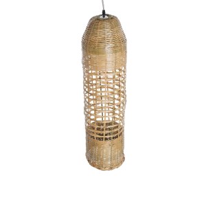 glo-02350-02350_7 GLOBOSTAR® WAIKIKI 02350 BOHO ΚΡΕΜΑΣΤΟ ΦΩΤΙΣΤΙΚΟ ΠΛΕΓΜΑ ΜΟΝΟΦΩΤΟ 1 X E27 IP20 ΜΠΕΖ ΞΥΛΟ - 
