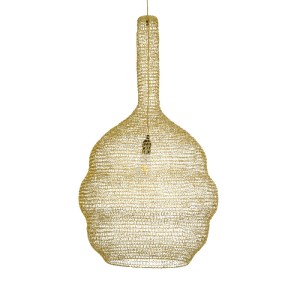 glo-02357-02357_5 GLOBOSTAR® KENTUCKY 02357 VINTAGE ΚΡΕΜΑΣΤΟ ΦΩΤΙΣΤΙΚΟ ΠΛΕΓΜΑ ΜΟΝΟΦΩΤΟ 1 X E27 IP20 ΧΡΥΣΟ ΜΕ