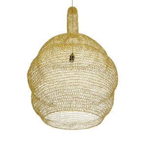 glo-02357-02357_6 GLOBOSTAR® KENTUCKY 02357 VINTAGE ΚΡΕΜΑΣΤΟ ΦΩΤΙΣΤΙΚΟ ΠΛΕΓΜΑ ΜΟΝΟΦΩΤΟ 1 X E27 IP20 ΧΡΥΣΟ ΜΕ