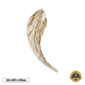 glo-02358-02358_0 GLOBOSTAR® GOURAMI 02358 BOHO ΕΠΙΤΟΙΧΙΟ ΦΩΤΙΣΤΙΚΟ ΑΠΛΙΚΑ ΜΟΝΟΦΩΤΟ 1 X E27 IP20 ΜΠΕΖ ΞΥΛΟ -
