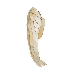 glo-02358-02358_5 GLOBOSTAR® GOURAMI 02358 BOHO ΕΠΙΤΟΙΧΙΟ ΦΩΤΙΣΤΙΚΟ ΑΠΛΙΚΑ ΜΟΝΟΦΩΤΟ 1 X E27 IP20 ΜΠΕΖ ΞΥΛΟ -