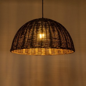 glo-02381-02381_3 GLOBOSTAR® MONTANA 02381 BOHO ΚΡΕΜΑΣΤΟ ΦΩΤΙΣΤΙΚΟ ΚΑΜΠΑΝΑ ΜΟΝΟΦΩΤΟ 1 X E27 IP20 ΚΑΦΕ ΞΥΛΟ -