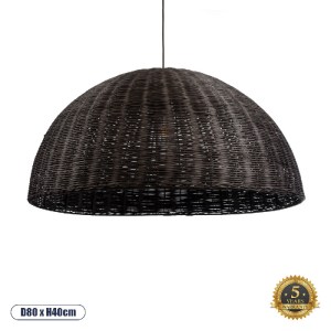 glo-02382-02382_0 GLOBOSTAR® MONTANA 02382 BOHO ΚΡΕΜΑΣΤΟ ΦΩΤΙΣΤΙΚΟ ΚΑΜΠΑΝΑ ΜΟΝΟΦΩΤΟ 1 X E27 IP20 ΚΑΦΕ ΞΥΛΟ -