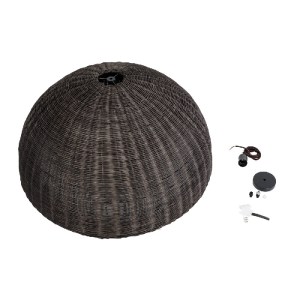 glo-02382-02382_10 GLOBOSTAR® MONTANA 02382 BOHO ΚΡΕΜΑΣΤΟ ΦΩΤΙΣΤΙΚΟ ΚΑΜΠΑΝΑ ΜΟΝΟΦΩΤΟ 1 X E27 IP20 ΚΑΦΕ ΞΥΛΟ -
