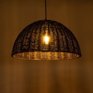 glo-02383-02383_3 GLOBOSTAR® MONTANA 02383 BOHO ΚΡΕΜΑΣΤΟ ΦΩΤΙΣΤΙΚΟ ΚΑΜΠΑΝΑ ΜΟΝΟΦΩΤΟ 1 X E27 IP20 ΜΑΥΡΟ ΞΥΛΟ 
