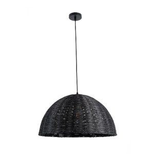 glo-02383-02383_4 GLOBOSTAR® MONTANA 02383 BOHO ΚΡΕΜΑΣΤΟ ΦΩΤΙΣΤΙΚΟ ΚΑΜΠΑΝΑ ΜΟΝΟΦΩΤΟ 1 X E27 IP20 ΜΑΥΡΟ ΞΥΛΟ 