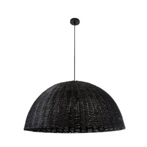 glo-02384-02384_4 GLOBOSTAR® MONTANA 02384 BOHO ΚΡΕΜΑΣΤΟ ΦΩΤΙΣΤΙΚΟ ΚΑΜΠΑΝΑ ΜΟΝΟΦΩΤΟ 1 X E27 IP20 ΜΑΥΡΟ ΞΥΛΟ 