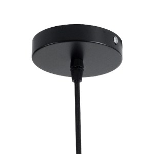 glo-02384-02384_9 GLOBOSTAR® MONTANA 02384 BOHO ΚΡΕΜΑΣΤΟ ΦΩΤΙΣΤΙΚΟ ΚΑΜΠΑΝΑ ΜΟΝΟΦΩΤΟ 1 X E27 IP20 ΜΑΥΡΟ ΞΥΛΟ 