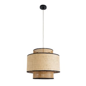 glo-02386-02386_4 GLOBOSTAR® BRAVADO 02386 BOHO ΚΡΕΜΑΣΤΟ ΦΩΤΙΣΤΙΚΟ ΟΡΟΦΗΣ ΜΕ ΝΤΟΥΙ 1 X E27 AC 220-240V IP20 