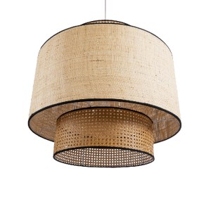 glo-02387-02387_6 GLOBOSTAR® BRAVADO 02387 BOHO ΚΡΕΜΑΣΤΟ ΦΩΤΙΣΤΙΚΟ ΠΛΕΓΜΑ ΜΟΝΟΦΩΤΟ 1 X E27 IP20 ΚΑΦΕ & ΜΠΕΖ 