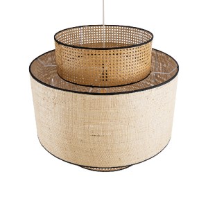 glo-02387-02387_7 GLOBOSTAR® BRAVADO 02387 BOHO ΚΡΕΜΑΣΤΟ ΦΩΤΙΣΤΙΚΟ ΠΛΕΓΜΑ ΜΟΝΟΦΩΤΟ 1 X E27 IP20 ΚΑΦΕ & ΜΠΕΖ 