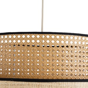 glo-02387-02387_8 GLOBOSTAR® BRAVADO 02387 BOHO ΚΡΕΜΑΣΤΟ ΦΩΤΙΣΤΙΚΟ ΠΛΕΓΜΑ ΜΟΝΟΦΩΤΟ 1 X E27 IP20 ΚΑΦΕ & ΜΠΕΖ 