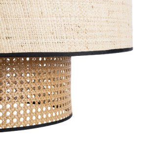glo-02387-02387_9 GLOBOSTAR® BRAVADO 02387 BOHO ΚΡΕΜΑΣΤΟ ΦΩΤΙΣΤΙΚΟ ΠΛΕΓΜΑ ΜΟΝΟΦΩΤΟ 1 X E27 IP20 ΚΑΦΕ & ΜΠΕΖ 