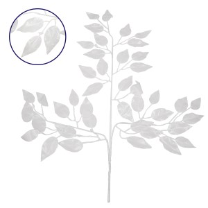 glo-09055-09055_0 GLOBOSTAR® 09055 ΤΕΧΝΗΤΟ ΦΥΤΟ ΔΙΑΚΟΣΜΗΤΙΚΟ ΚΛΑΔΙ ΔΙΑΣΤΑΣΕΩΝ M21CM X Υ27CM ΜΕ 3 X ΛΕΥΚΑ ΚΛΑ