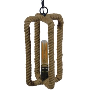 glo-10001014-10001014_4 GLOBOSTAR® ELDORA 10001014 VINTAGE ΚΡΕΜΑΣΤΟ ΦΩΤΙΣΤΙΚΟ ΑΝΑΡΤΗΣΗ ΜΟΝΟΦΩΤΟ 1 X E27 IP20 ΜΑΥΡΟ