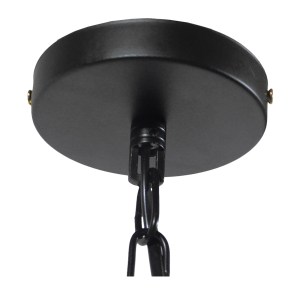 glo-10001014-10001014_8 GLOBOSTAR® ELDORA 10001014 VINTAGE ΚΡΕΜΑΣΤΟ ΦΩΤΙΣΤΙΚΟ ΑΝΑΡΤΗΣΗ ΜΟΝΟΦΩΤΟ 1 X E27 IP20 ΜΑΥΡΟ