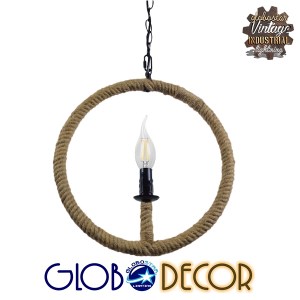 glo-10001111-10001111_1 GLOBOSTAR® LINDELL 10001111 VINTAGE ΚΡΕΜΑΣΤΟ ΦΩΤΙΣΤΙΚΟ ΑΝΑΡΤΗΣΗ ΜΟΝΟΦΩΤΟ 1 X E27 IP20 ΜΑΥΡ