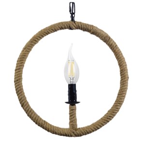 glo-10001111-10001111_3 GLOBOSTAR® LINDELL 10001111 VINTAGE ΚΡΕΜΑΣΤΟ ΦΩΤΙΣΤΙΚΟ ΑΝΑΡΤΗΣΗ ΜΟΝΟΦΩΤΟ 1 X E27 IP20 ΜΑΥΡ