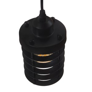 glo-10001145-10001145_4 GLOBOSTAR® DARSEY 10001145 VINTAGE ΚΡΕΜΑΣΤΟ ΦΩΤΙΣΤΙΚΟ ΠΛΕΓΜΑ ΜΟΝΟΦΩΤΟ 1 X E27 IP20 ΜΑΥΡΟ Μ