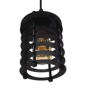 glo-10001145-10001145_5 GLOBOSTAR® DARSEY 10001145 VINTAGE ΚΡΕΜΑΣΤΟ ΦΩΤΙΣΤΙΚΟ ΠΛΕΓΜΑ ΜΟΝΟΦΩΤΟ 1 X E27 IP20 ΜΑΥΡΟ Μ