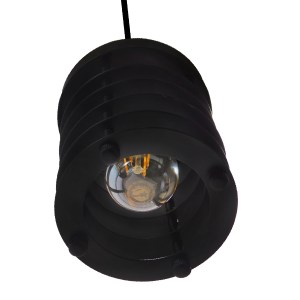 glo-10001145-10001145_7 GLOBOSTAR® DARSEY 10001145 VINTAGE ΚΡΕΜΑΣΤΟ ΦΩΤΙΣΤΙΚΟ ΠΛΕΓΜΑ ΜΟΝΟΦΩΤΟ 1 X E27 IP20 ΜΑΥΡΟ Μ