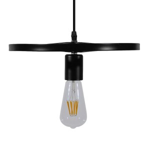glo-10001161-10001161_3 GLOBOSTAR® CASTOR 10001161 VINTAGE ΚΡΕΜΑΣΤΟ ΦΩΤΙΣΤΙΚΟ ΠΛΕΓΜΑ ΜΟΝΟΦΩΤΟ 1 X E27 IP20 ΜΑΥΡΟ Μ