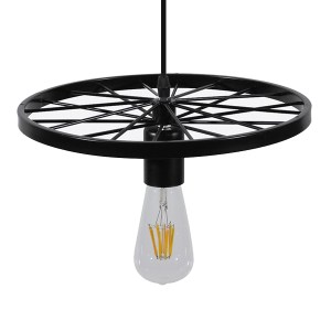 glo-10001161-10001161_4 GLOBOSTAR® CASTOR 10001161 VINTAGE ΚΡΕΜΑΣΤΟ ΦΩΤΙΣΤΙΚΟ ΠΛΕΓΜΑ ΜΟΝΟΦΩΤΟ 1 X E27 IP20 ΜΑΥΡΟ Μ