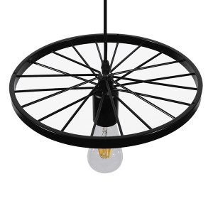 glo-10001161-10001161_5 GLOBOSTAR® CASTOR 10001161 VINTAGE ΚΡΕΜΑΣΤΟ ΦΩΤΙΣΤΙΚΟ ΠΛΕΓΜΑ ΜΟΝΟΦΩΤΟ 1 X E27 IP20 ΜΑΥΡΟ Μ